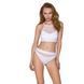 Трусики з прозорою вставкою Passion PS006 PANTIES XL, white SO4238 фото 2