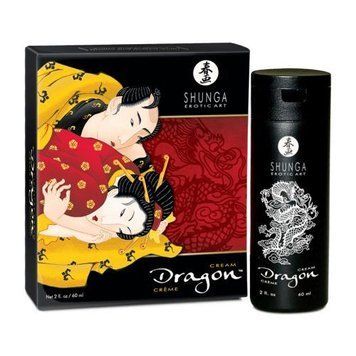 Стимулювальний крем для пар Shunga Dragon Cream (60 мл), ефект тепло-холод та поколювання SO2523 фото