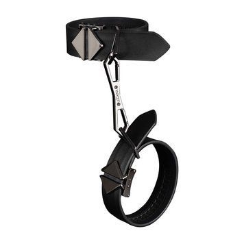 Фіксатори для рук та ніг LOCKINK Wristcuffs/Anklecuffs, чорні, натуральна шкіра SX0837 фото