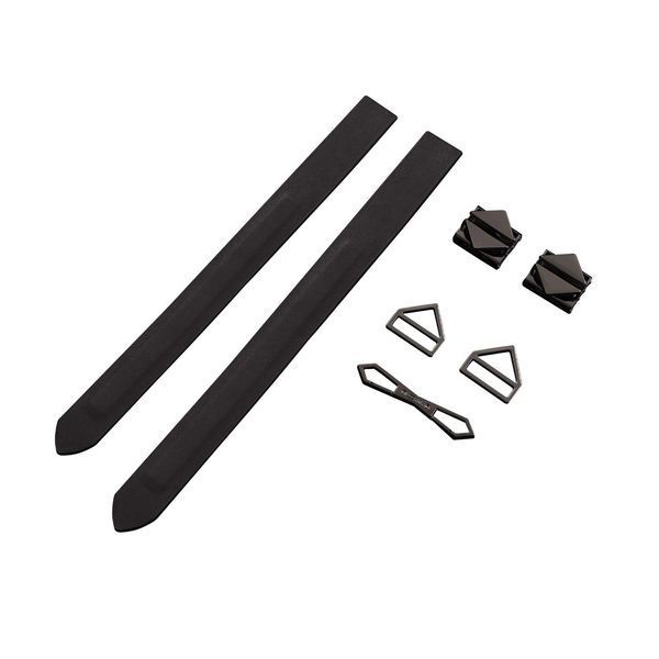 Фіксатори для рук та ніг LOCKINK Wristcuffs/Anklecuffs, чорні, натуральна шкіра SX0837 фото