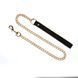 Нашийник з повідцем Liebe Seele Boudoir Amor Collar with Leash Black, три кільця SX1668 фото 8