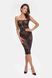 Сукня Noir Handmade F301 Catalyst, XXL, black, міді, мереживо, відкриті плечі, шнурівка на спині SX0247 фото 1