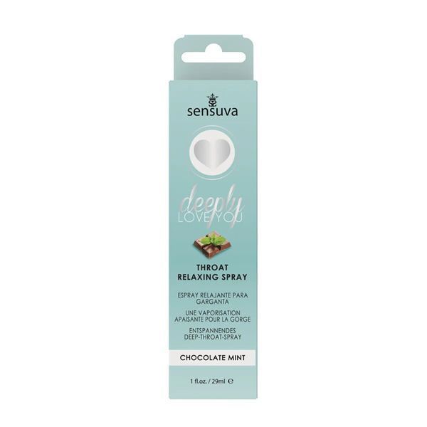 Спрей для мінету Sensuva Deeply Love You Chocolate Mint (29 мл), для глибокого мінету SO3193 фото