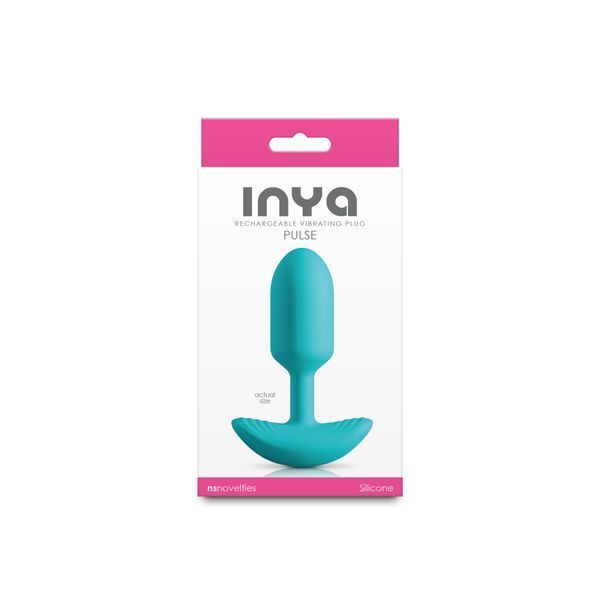 Анальна пробка з вібрацією NS Novelties INYA - Pulse - Teal SX4343 фото