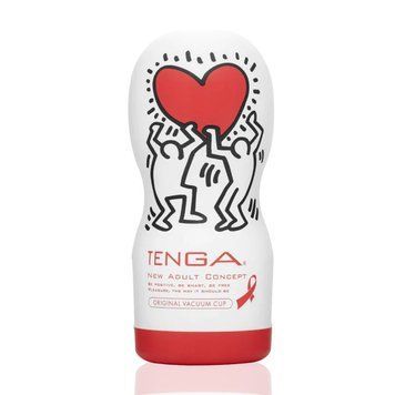 Мастурбатор Tenga Keith Haring Deep Throat Cup (глибоке горло) з вакуумною стимуляцією SO1647 фото