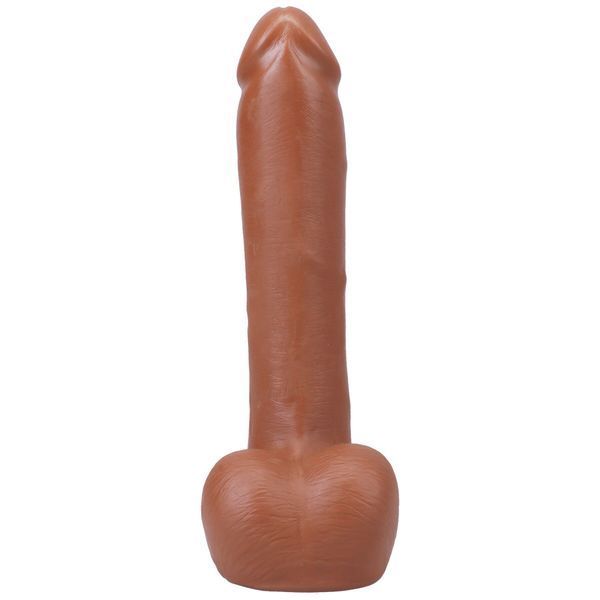 Фалоімітатор Doc Johnson The Realistic Cock ULTRASKYN - 9 Inch with Balls Caramel SX4451 фото
