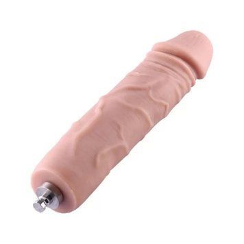 Силіконовий фалоімітатор для секс-машин Hismith 7" Silicone Dildo, система KlicLok SX4006 фото