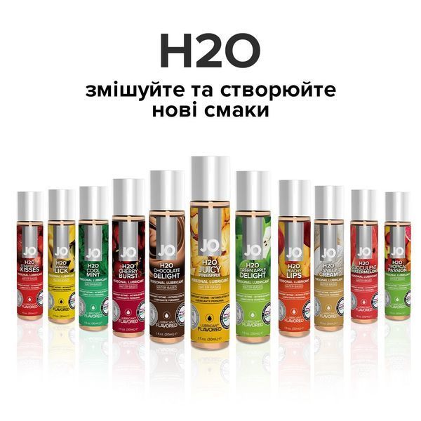 Змазка на водній основі JO H2O &mdash; Juicy Pineapple (120 мл) без цукру, рослинний гліцерин SO1675 фото