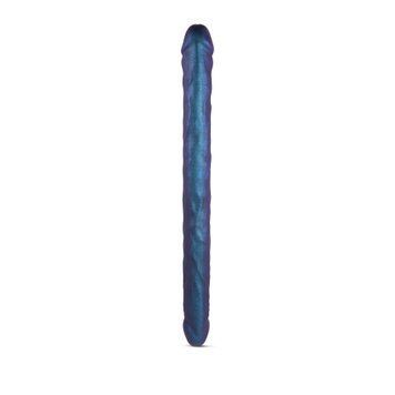 Фалоімітатор подвійний Strap-On-Me DOUBLE DONG REALISTIC DILDO - SNAKY METALLIC COLOR SX1389 фото
