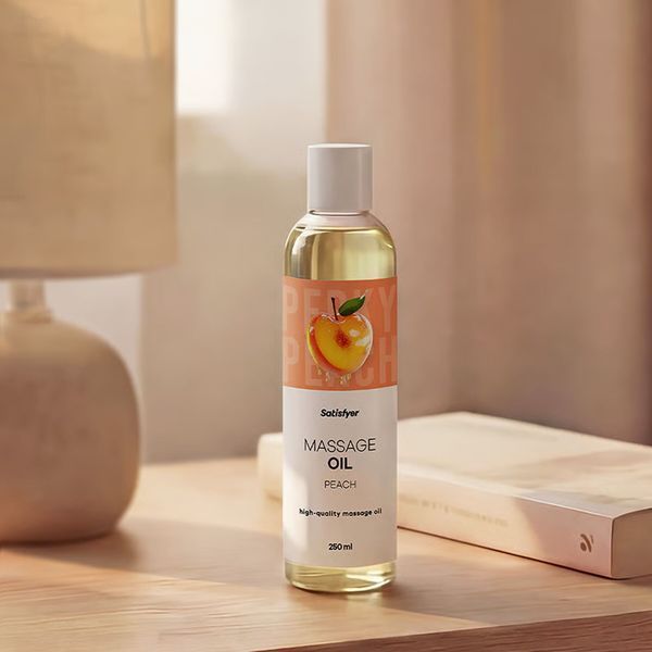 Масажна олія Satisfyer Massage Oil Peach 250 мл SX2705 фото