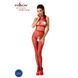 Бодістокінг Passion BS048 red, комбінезон, імітація колгот та відкритого топа PBS048R фото 2