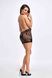 Сукня Noir Handmade F313 Mythos, S, black, прозора, міні, відкрита спина, декор зі стразів SX0315 фото 4