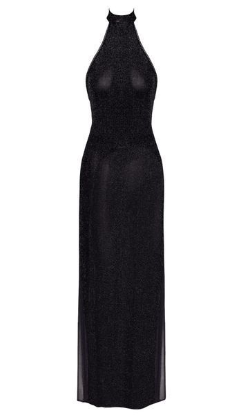 Сукня Noir Handmade F372 Onyx Twin-slit Long dress S SX4109 фото
