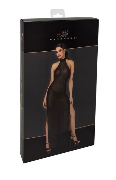Сукня Noir Handmade F372 Onyx Twin-slit Long dress S SX4109 фото