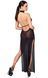 Сукня Noir Handmade F372 Onyx Twin-slit Long dress S SX4109 фото 3