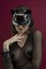 Маска кішечки Feral Feelings - Catwoman Mask, натуральна шкіра, чорна SO3406 фото 1