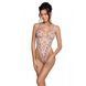 Еротичний боді з малюнком Passion LOVELIA BODY L/XL, white SO4756 фото 1