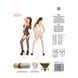 Бодістокінг Passion BS024 white, комбінезон, імітація панчох і пояса PBS024W фото 5