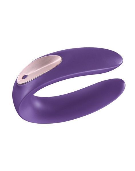 Вібратор для пар Satisfyer Double Plus Remote із пультом ДК та двома моторчиками SO2021 фото