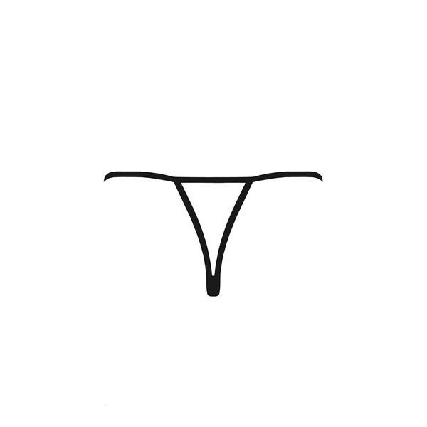 Трусики мереживні з доступом Passion Exclusive VIOLANTE THONG XXL/XXXL, black PS24303 фото