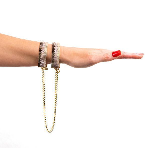 Лакшері наручники-браслети з кристалами Rianne S: Diamond Cuffs, подарункове паковання SO3873 фото